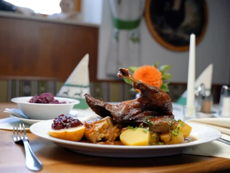 Entenessen beim Schmankerlwirt in Vorderweißenbach im Mühlviertel