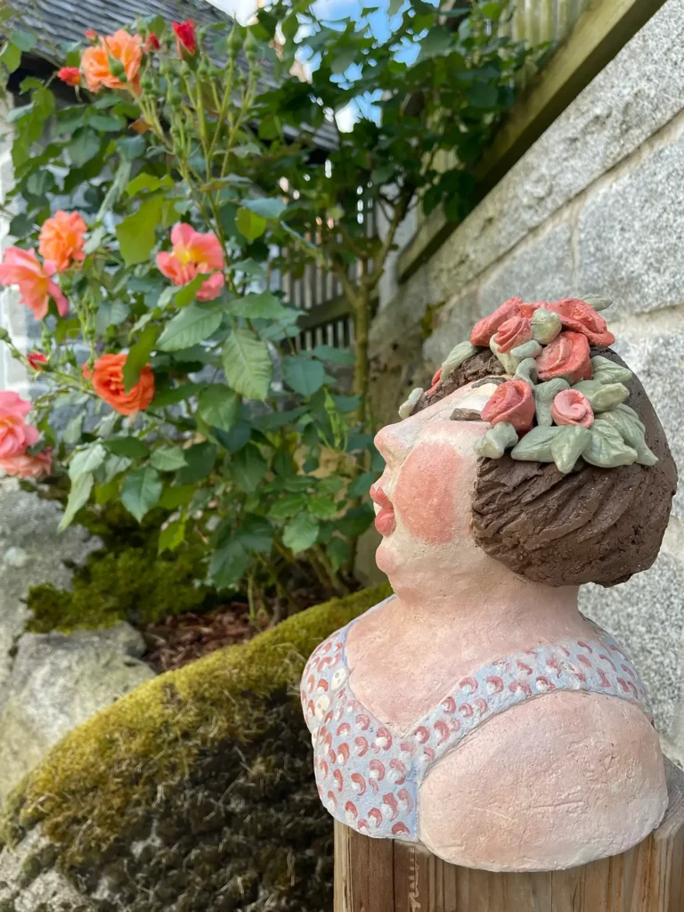 „Rosalinde“, 2020 von Maria Hofbauer aus der Kunstsammlung Arnoldina im Schmankerlwirt Vorderweißenbach