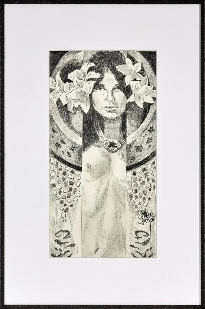 „Ohne Titel“, 2023 von Miquel Esparbe aus der Kunstsammlung Arnoldina im Schmankerlwirt Vorderweißenbach