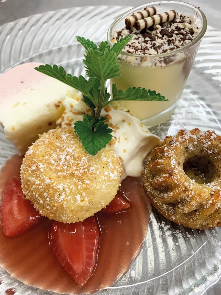 Dessertvariation beim Schmankerlwirt in Vorderweißenbach im Mühlviertel