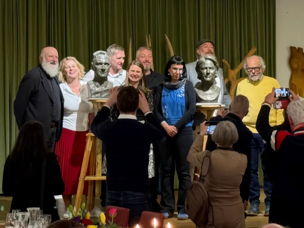 Künstler der Kunstsammlung Arnoldina beim Schmankerlwirt in Vorderweißenbach im Mühlviertel