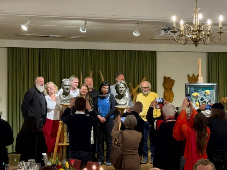 Künstler der Kunstsammlung Arnoldina beim Schmankerlwirt in Vorderweißenbach im Mühlviertel