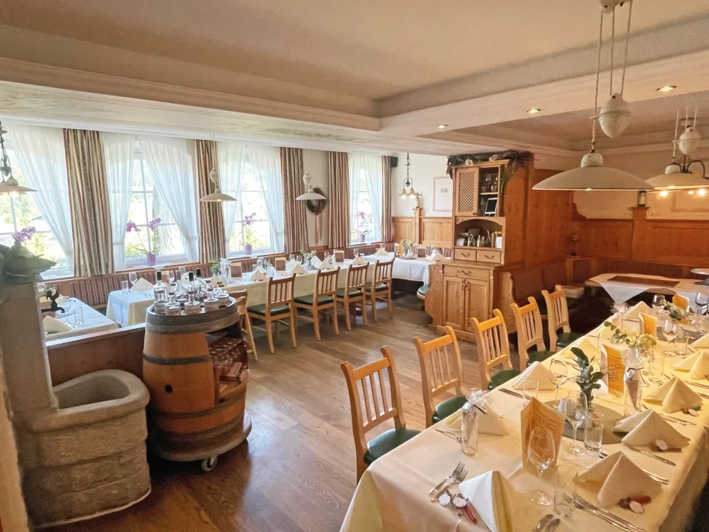 Hochzeitliche Schmankerlstube beim Schmankerlwirt in Vorderweißenbach im Mühlviertel